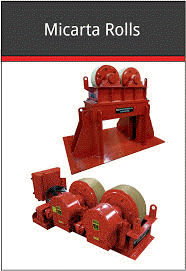 Turbine Rotor Turning Rolls - Micarta Rolls